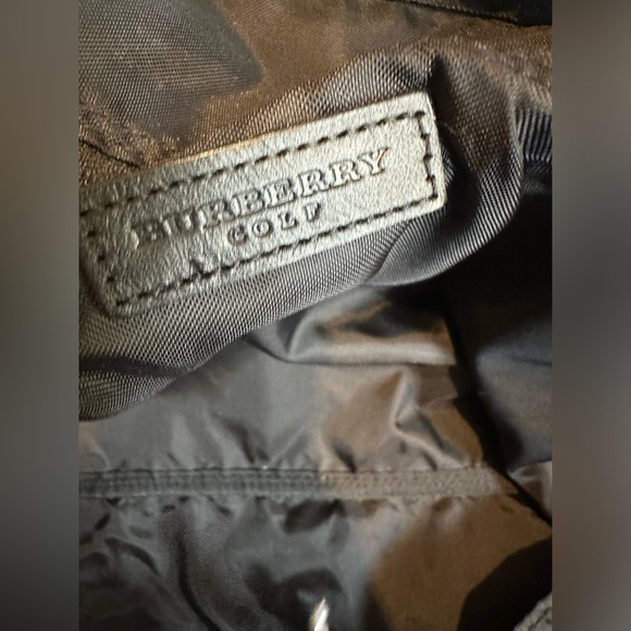 Burberry Golf Brown Nylon Duffle Bag with Nova Check Accents - Picture 10 of 11